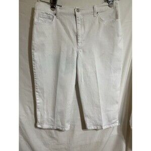 Gloria Vanderbilt embellish Pocket Pedal Pusher Slimming Capri Stud Mom Spring X